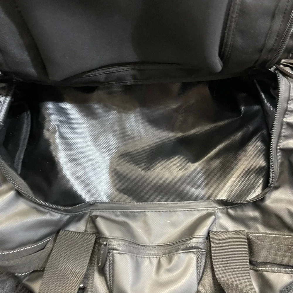 Husky 1000002975 Large Black Water Resistant Travel Duffel Heavy Duty Tool Bag